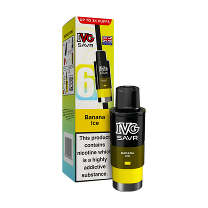 IVG Savr Replacement Pods - Banana Ice