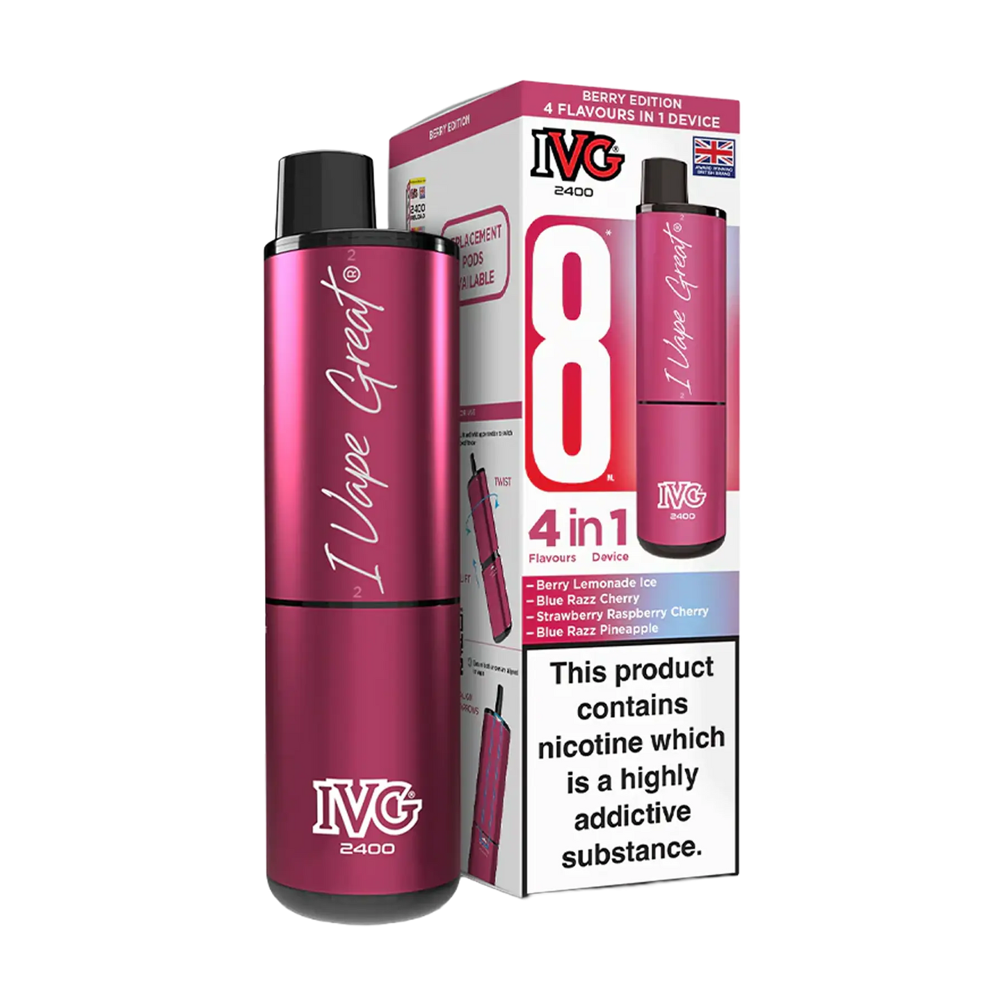 IVG 2400 Prefilled Vape Kit