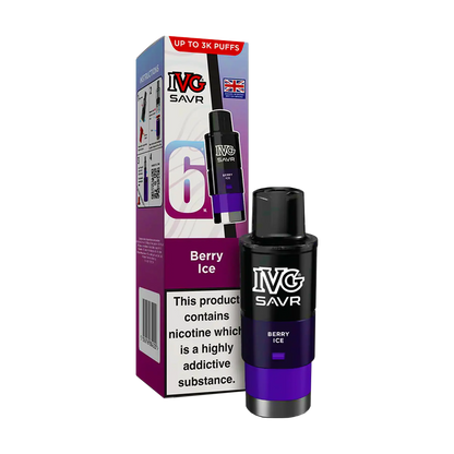 IVG Savr Replacement Pods - Berry Ice