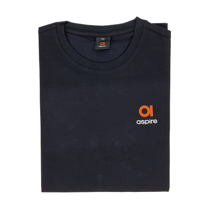 Aspire Plain Black T-Shirt