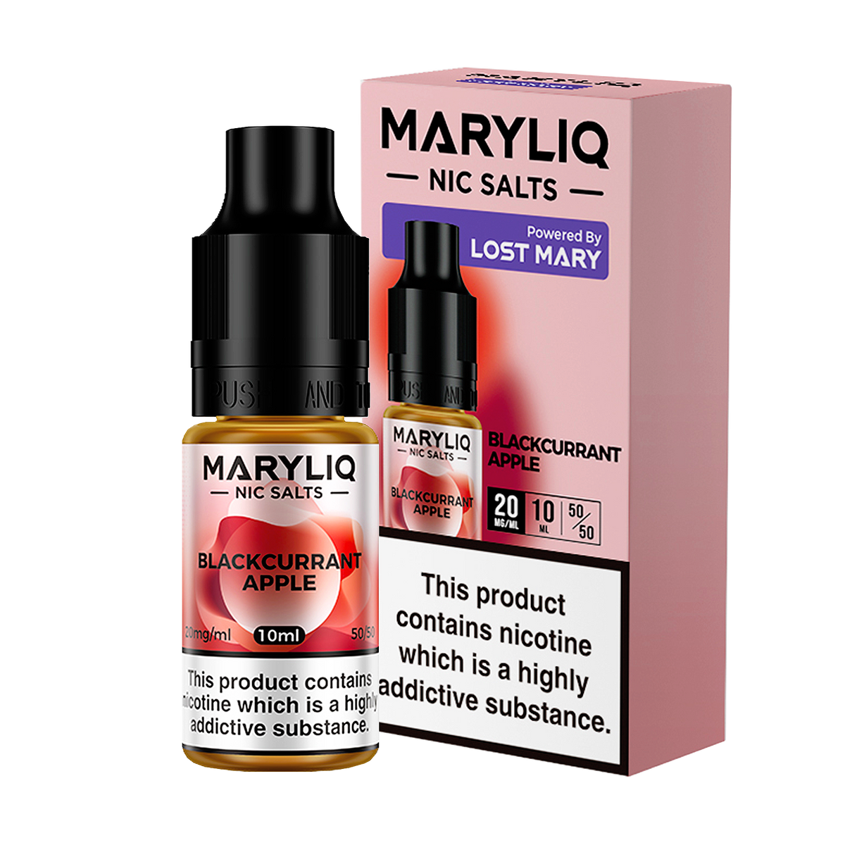 Maryliq - Blackcurrant Apple 10ml E Liquid Nicotine Salt