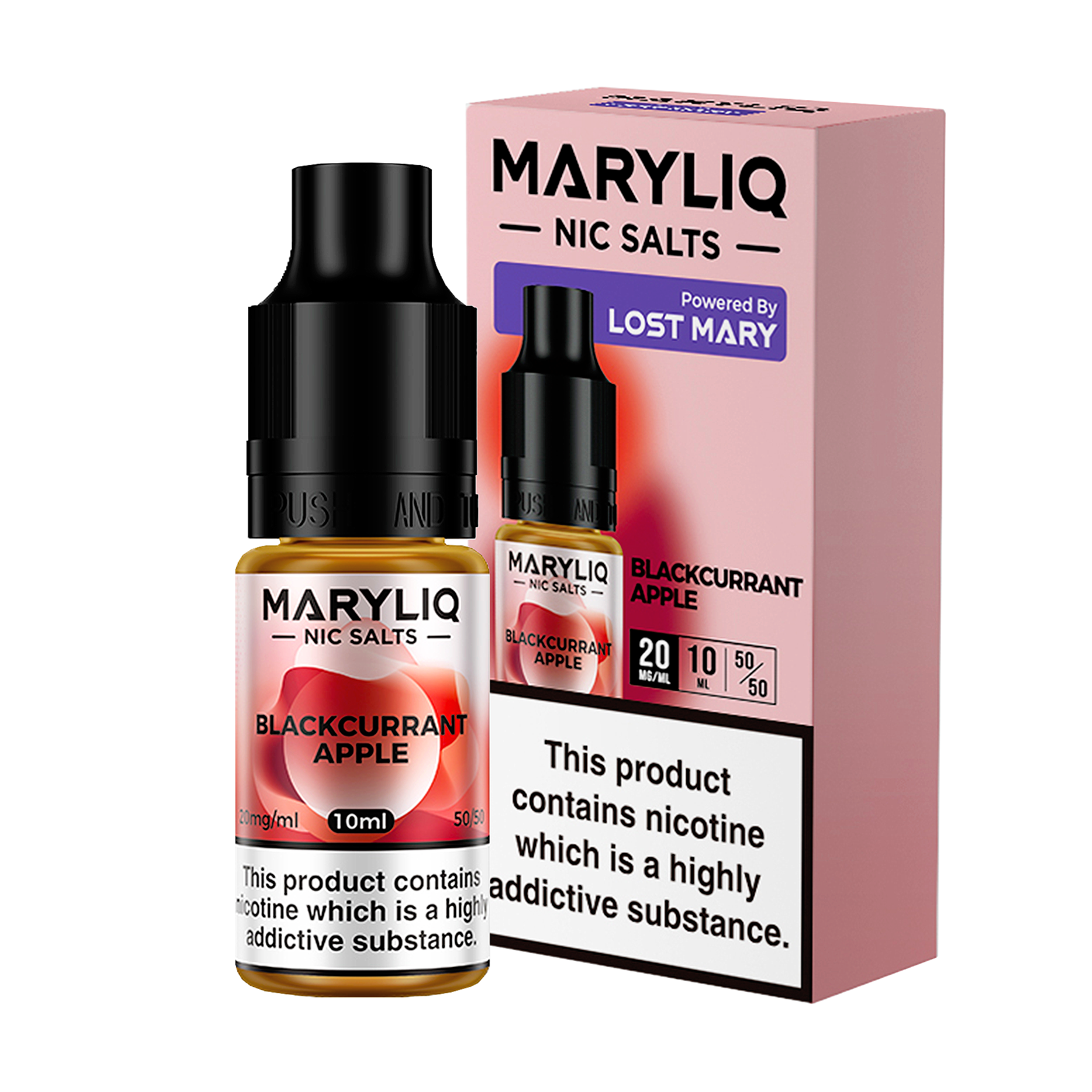 Maryliq - Blackcurrant Apple 10ml E Liquid Nicotine Salt