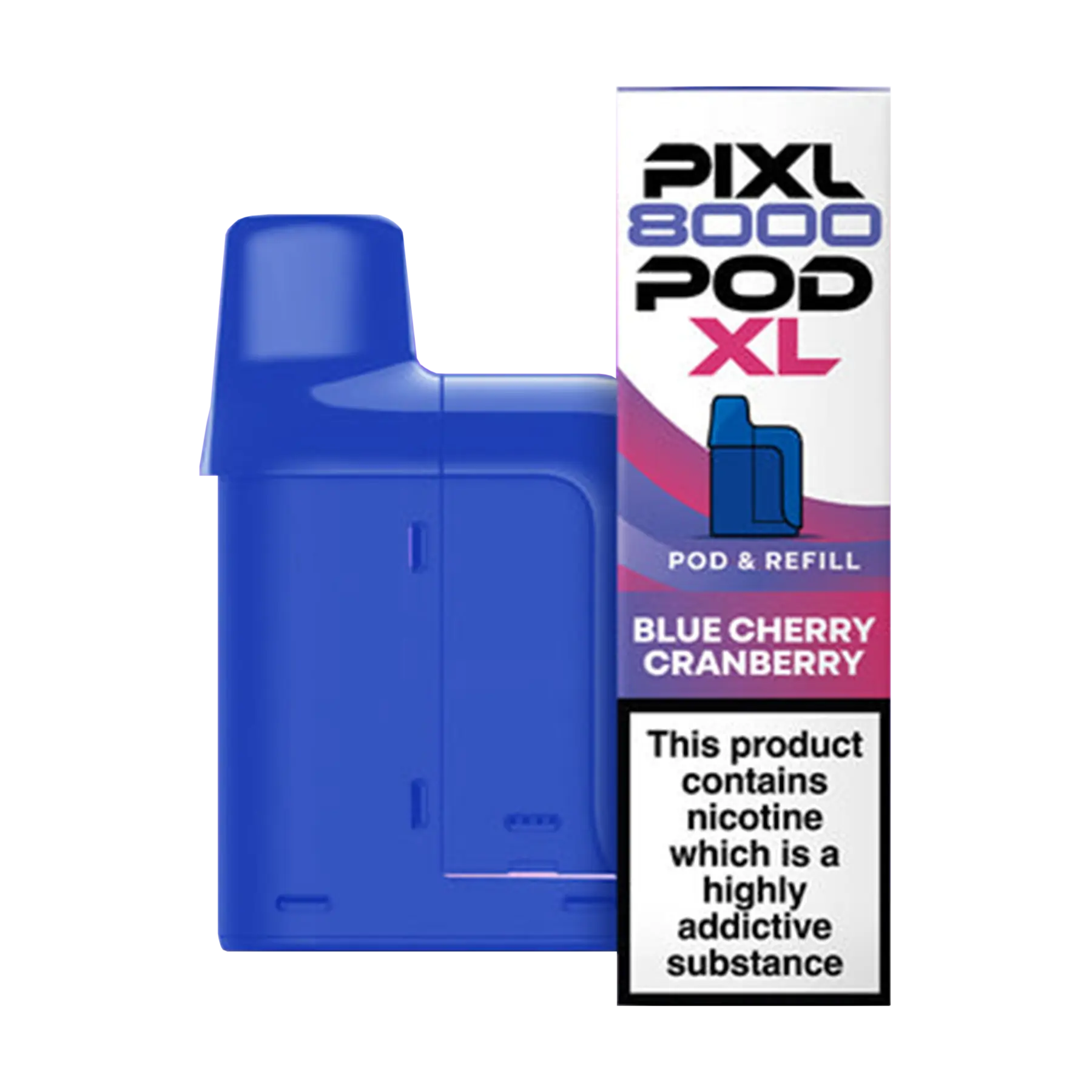 Pixl 8000 Replacement Pods - Blue Cherry Cranberry