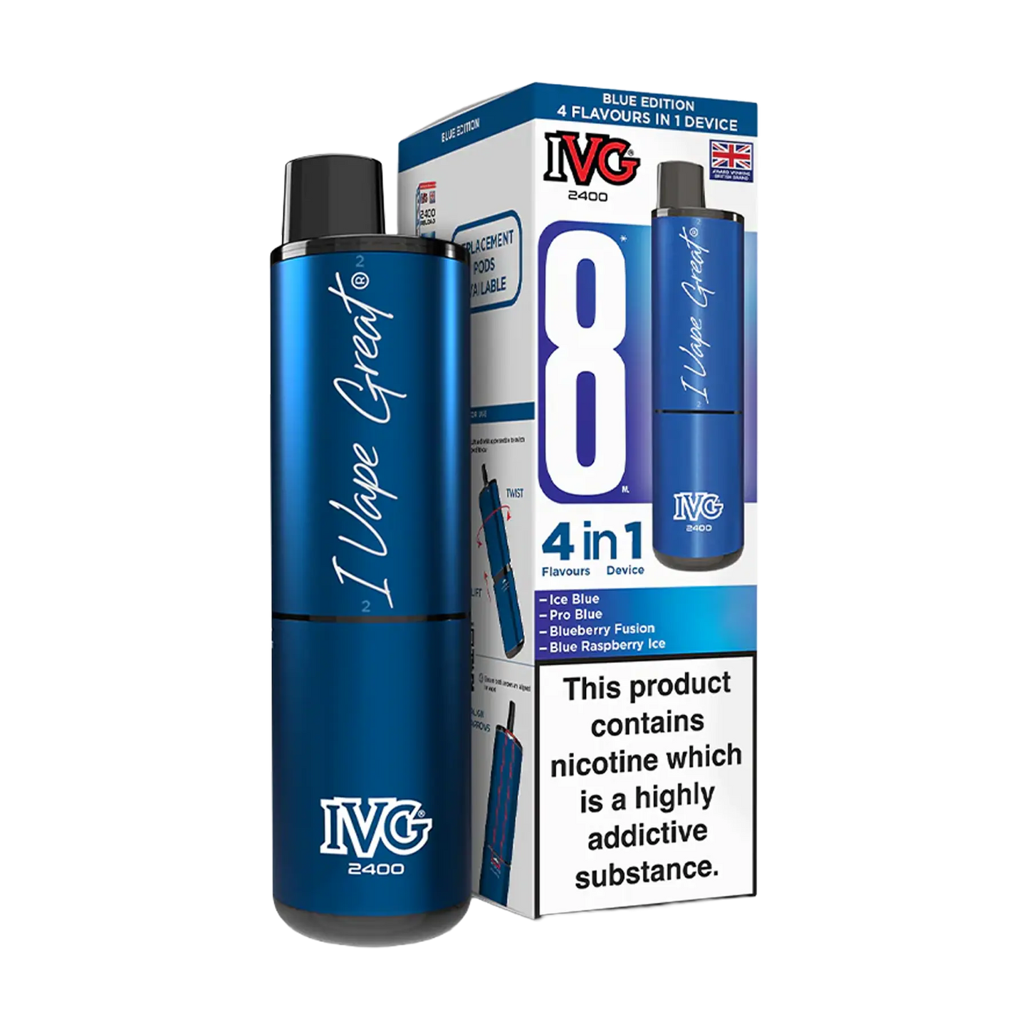 IVG 2400 Prefilled Vape Kit