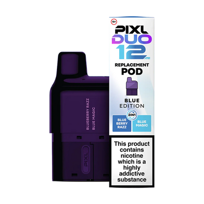 Pixl Duo 12 Replacement Pods - Blue Edition