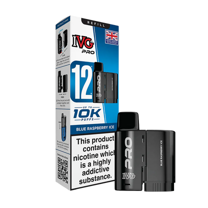 IVG Pro 12 Replacement Pods - Blue Raspberry Ice