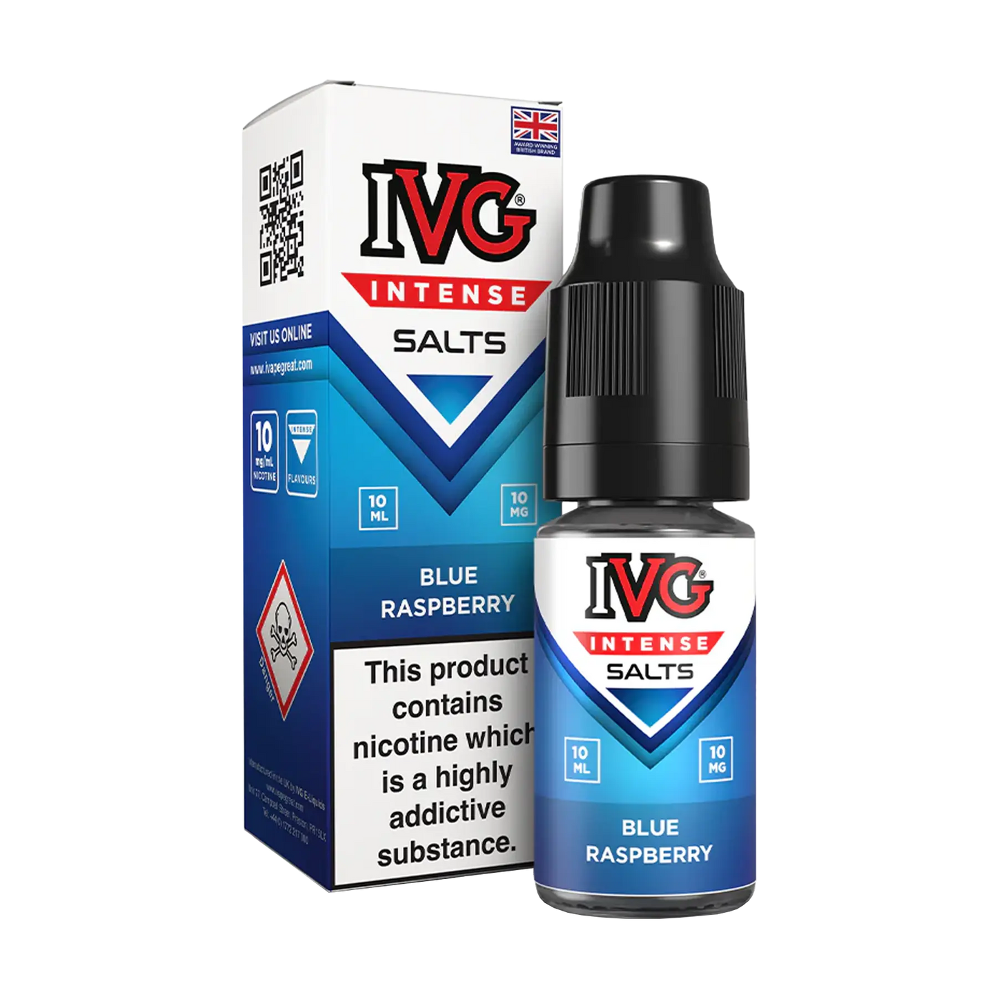 IVG Intense 10ml Nicotine Salt - Blue Raspberry