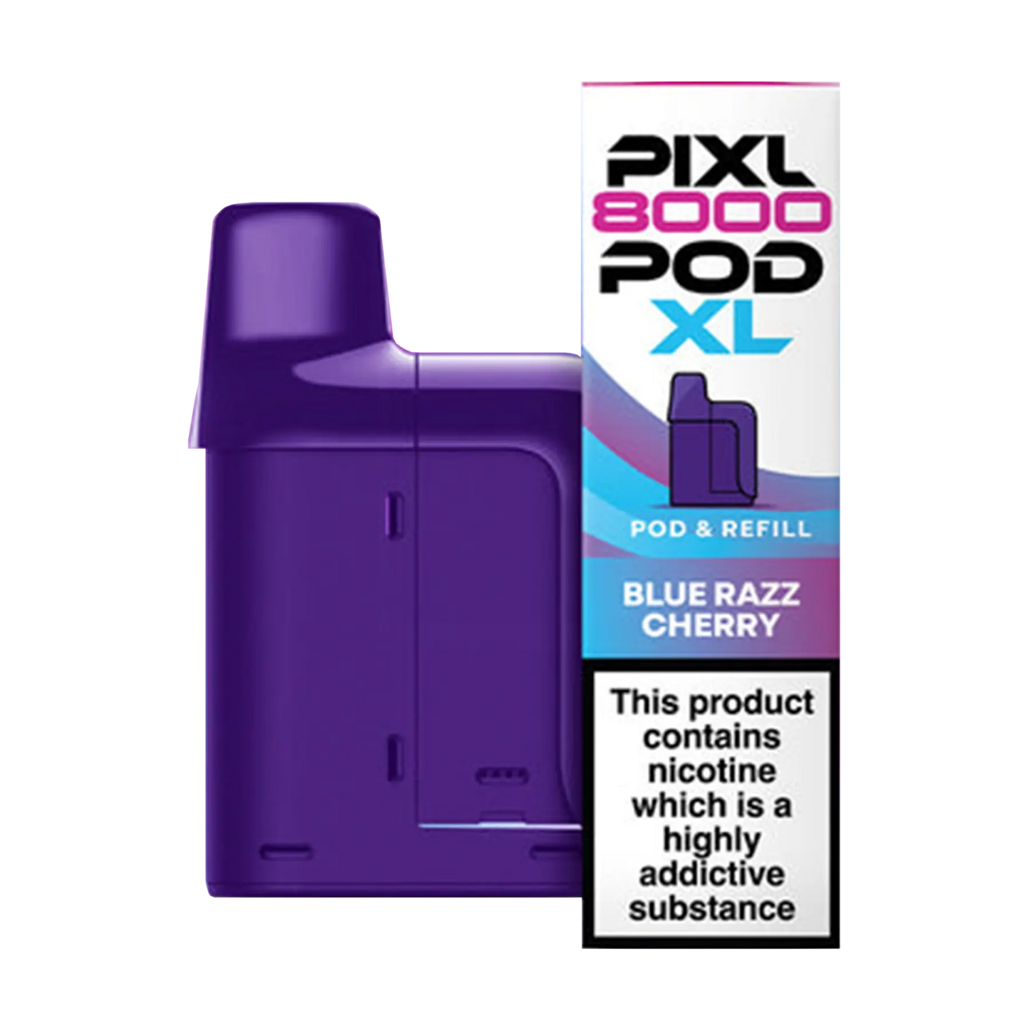 Pixl 8000 Replacement Pods - Blue Razz Cherry
