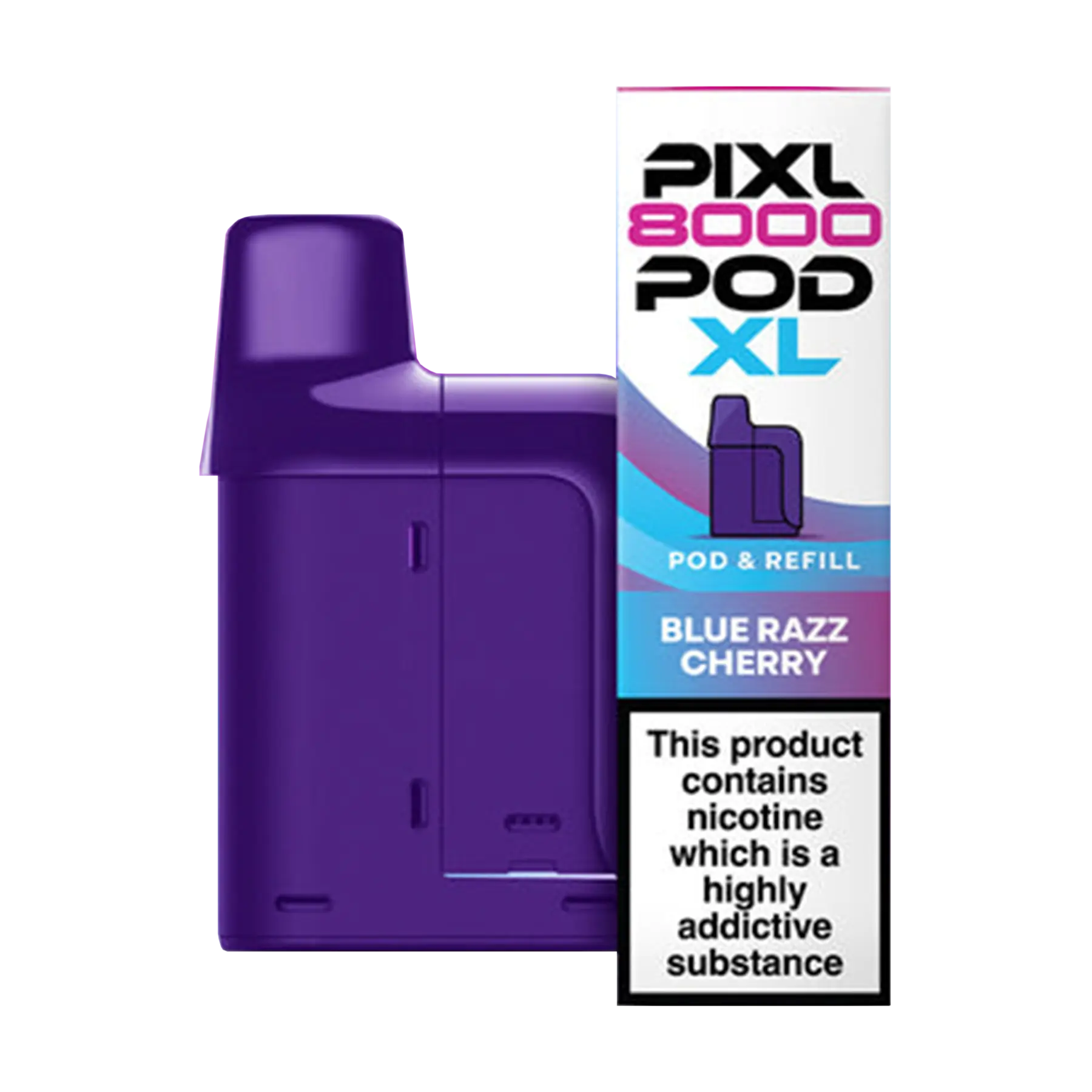 Pixl 8000 Replacement Pods - Blue Razz Cherry