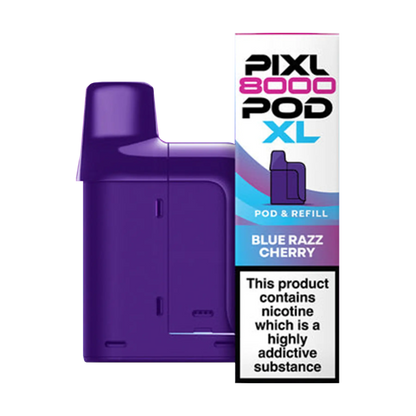 Pixl 8000 Replacement Pods - Blue Razz Cherry