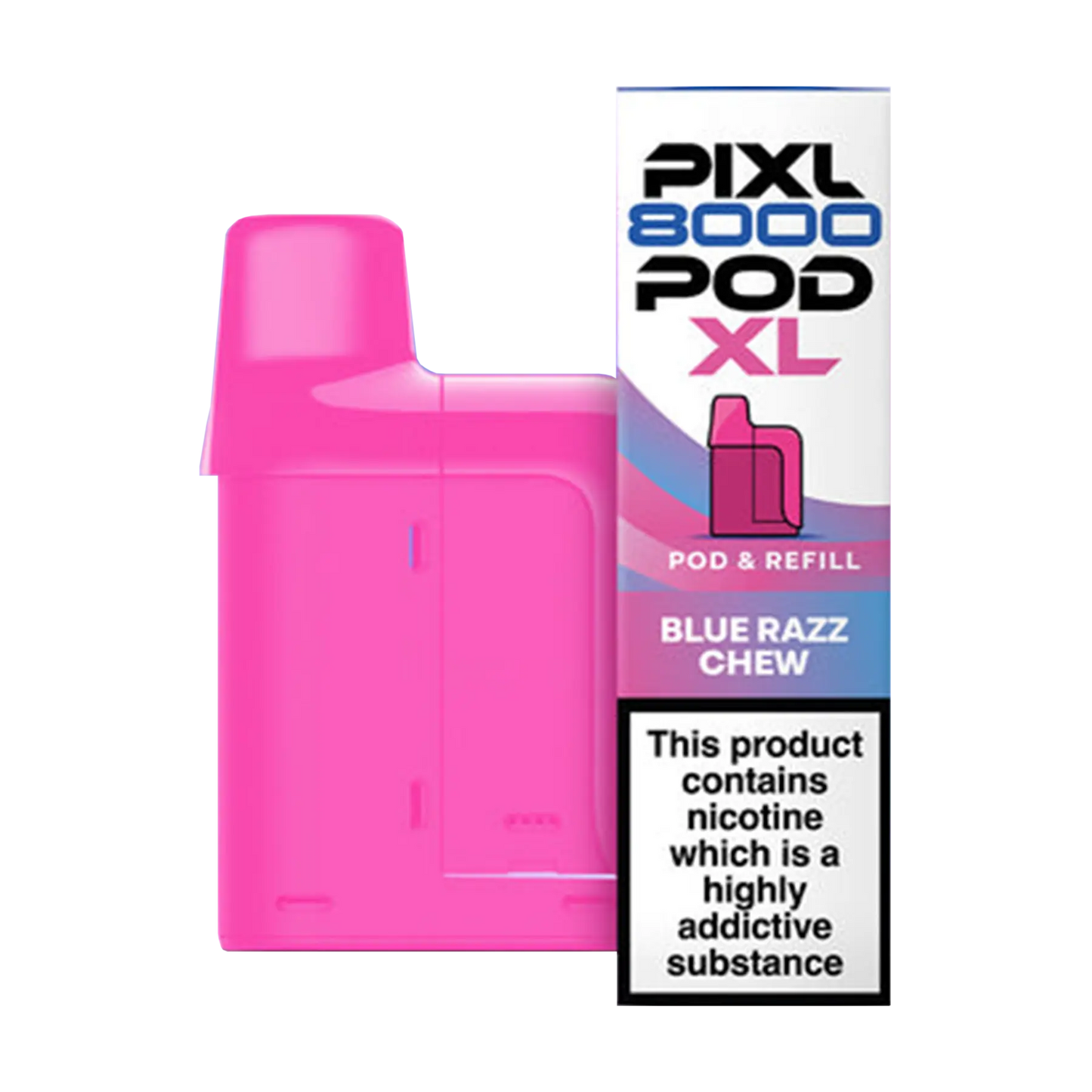 Pixl 8000 Replacement Pods - Blue Razz Chew