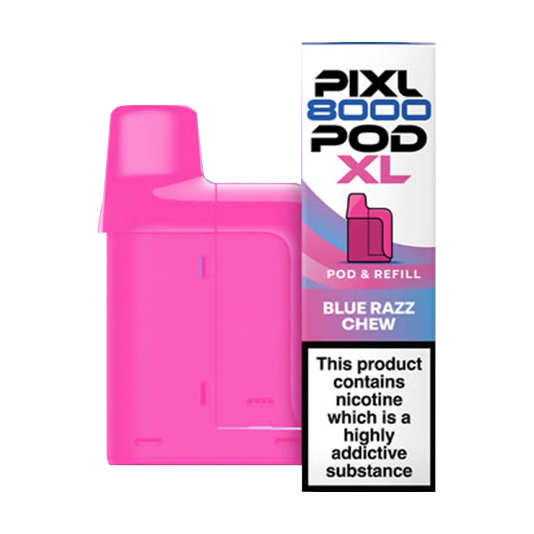 Pixl 8000 Replacement Pods - Blue Razz Chew