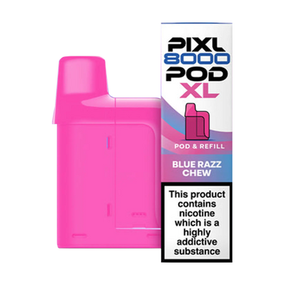Pixl 8000 Replacement Pods - Blue Razz Chew