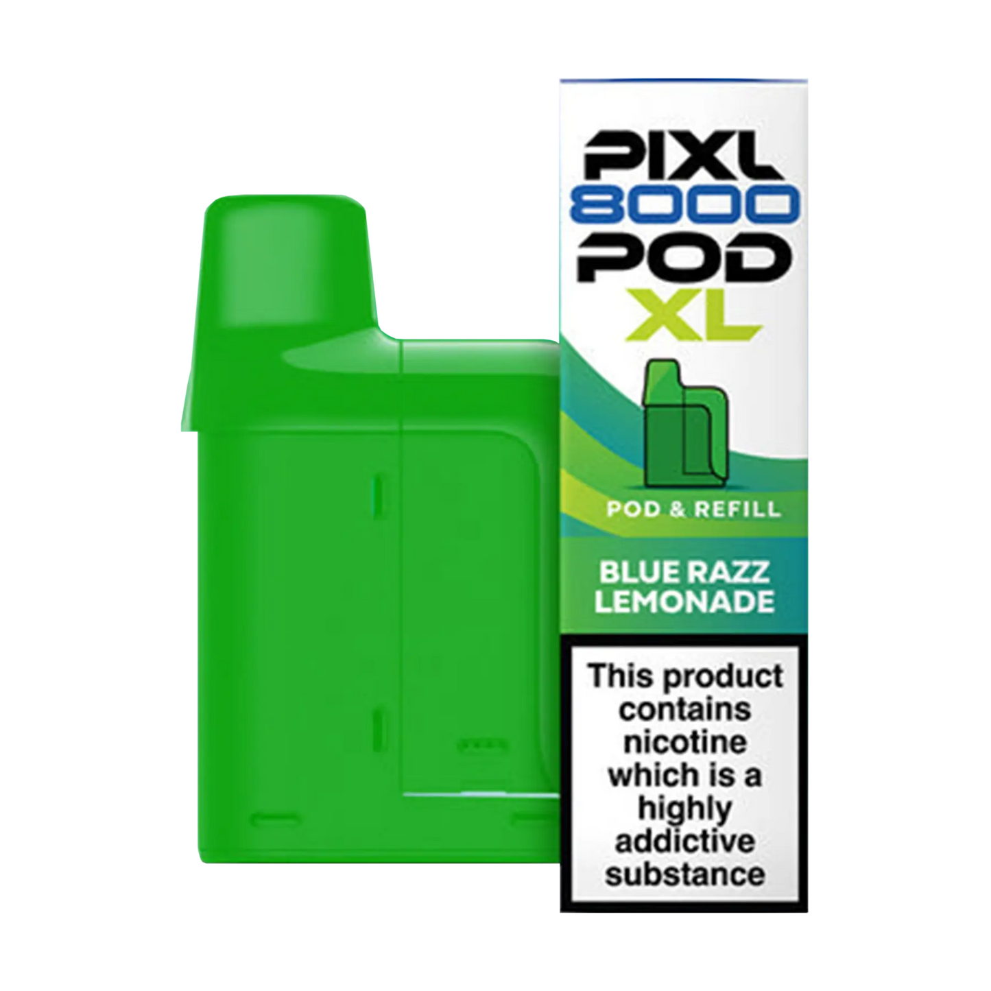 Pixl 8000 Replacement Pods - Blue Razz Lemonade