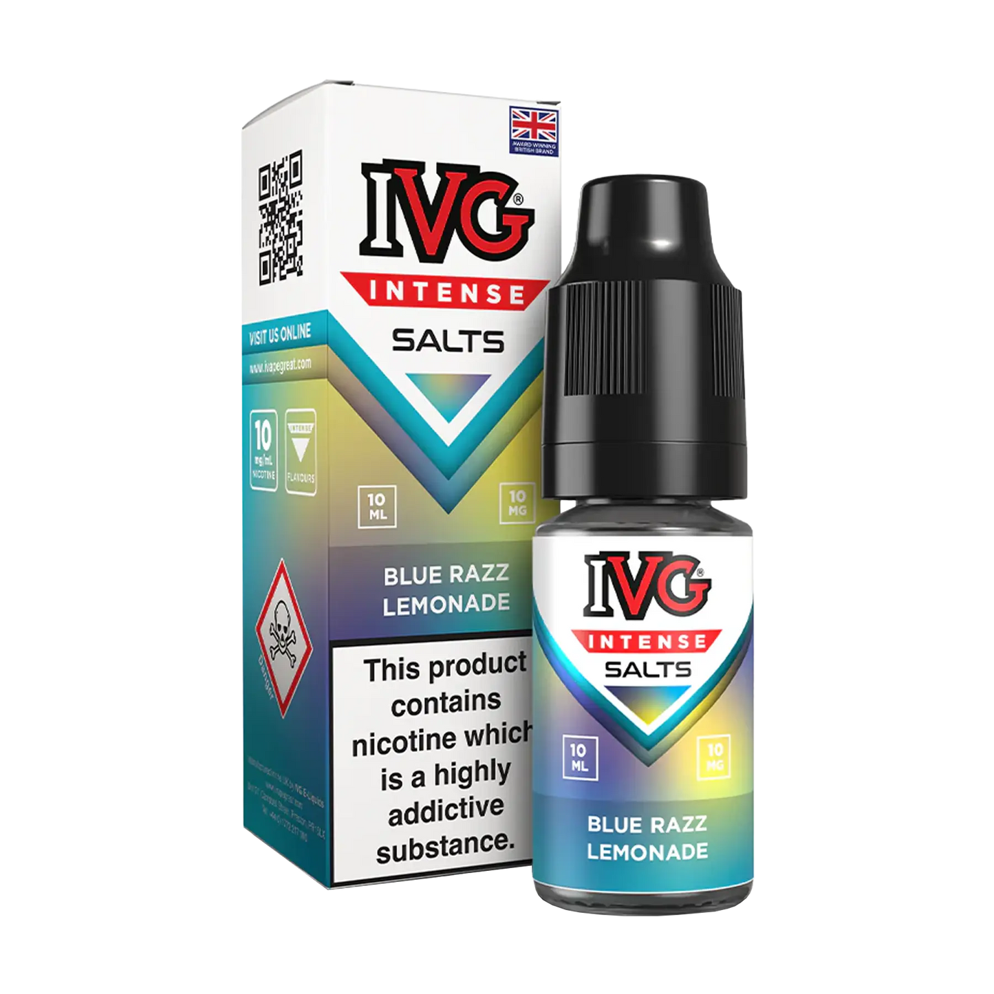 IVG Intense 10ml Nicotine Salt - Blue Razz Lemonade