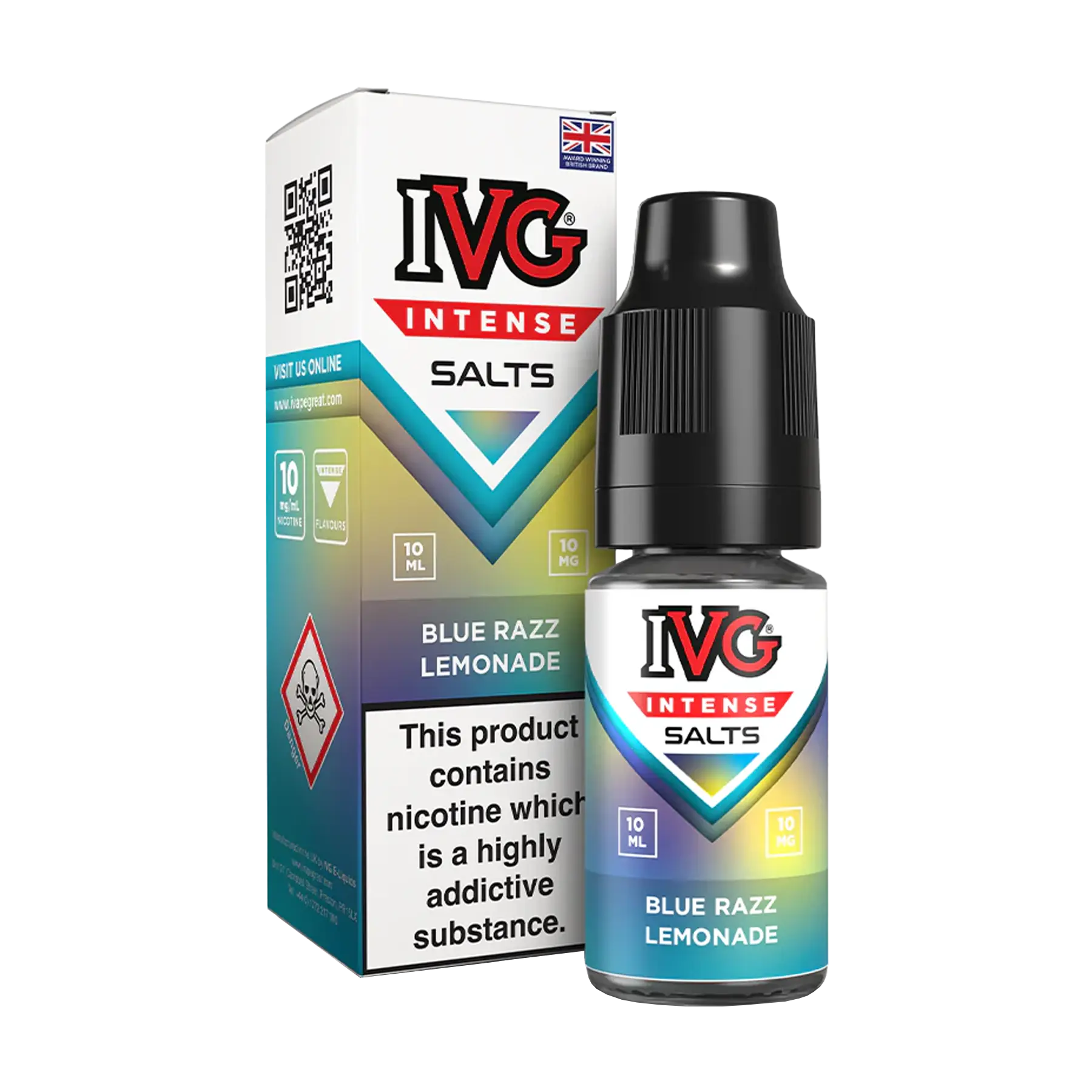IVG Intense 10ml Nicotine Salt - Blue Razz Lemonade