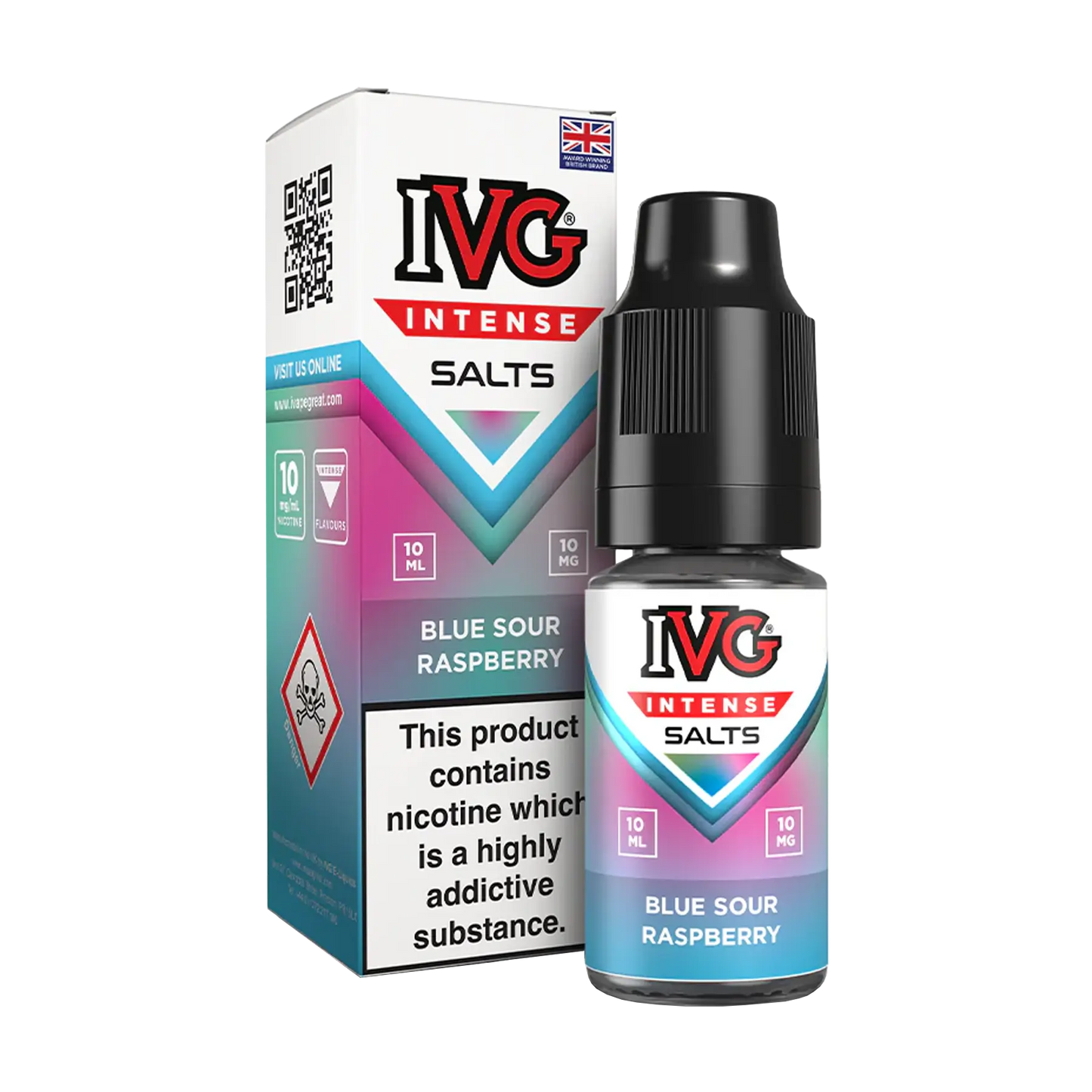 IVG Intense 10ml Nicotine Salt - Blue Sour Raspberry