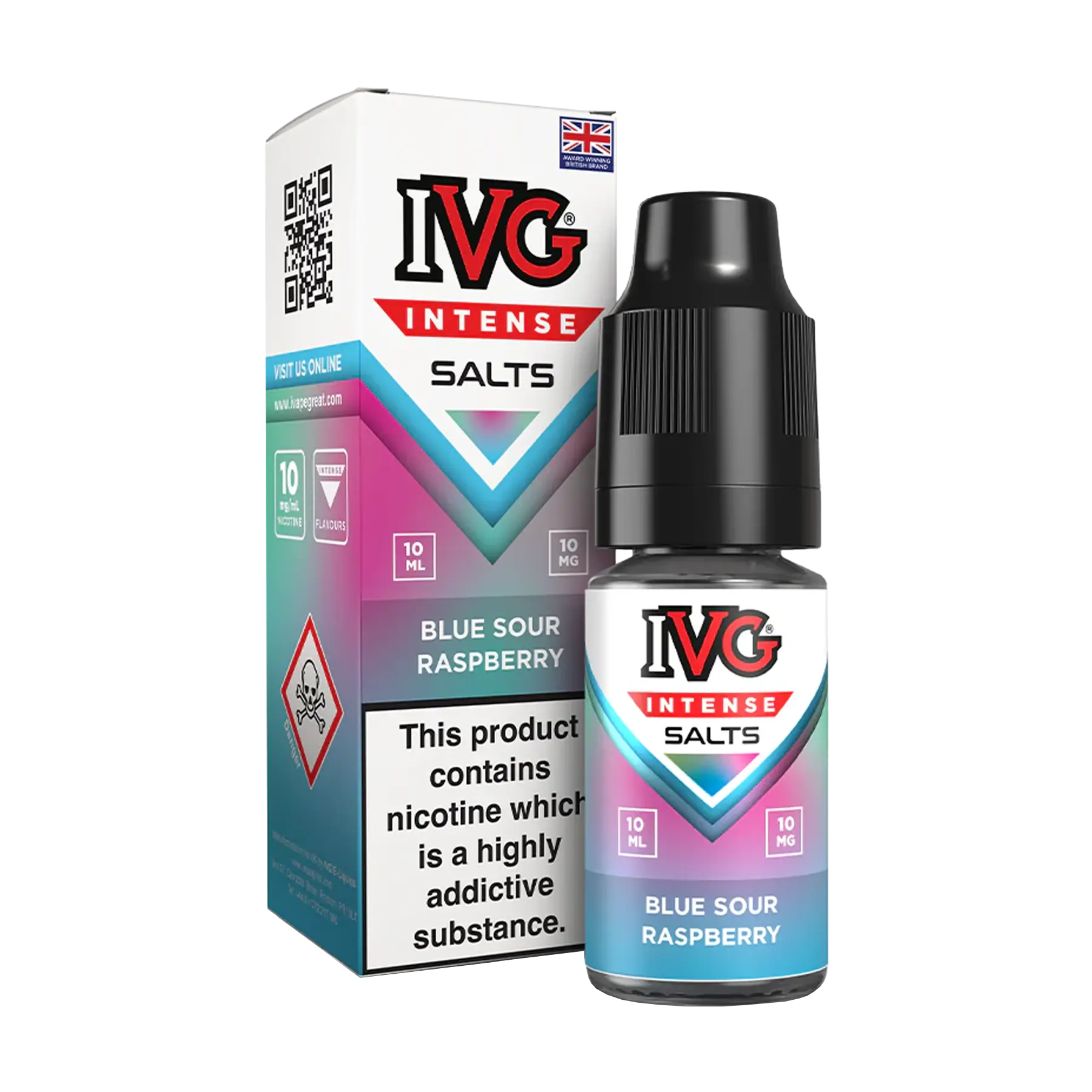 IVG Intense 10ml Nicotine Salt - Blue Sour Raspberry