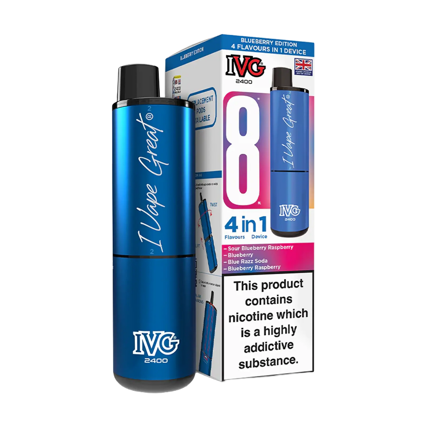 IVG 2400 Prefilled Vape Kit