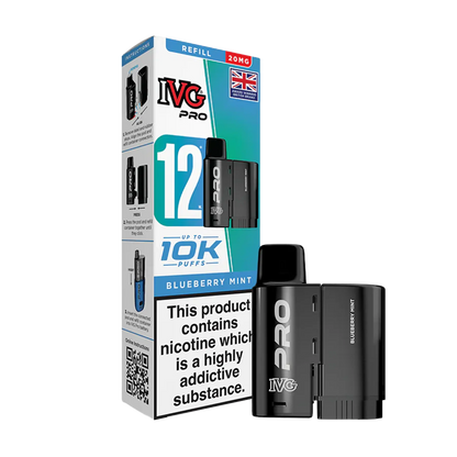 IVG Pro 12 Replacement Pods - Blueberry Mint