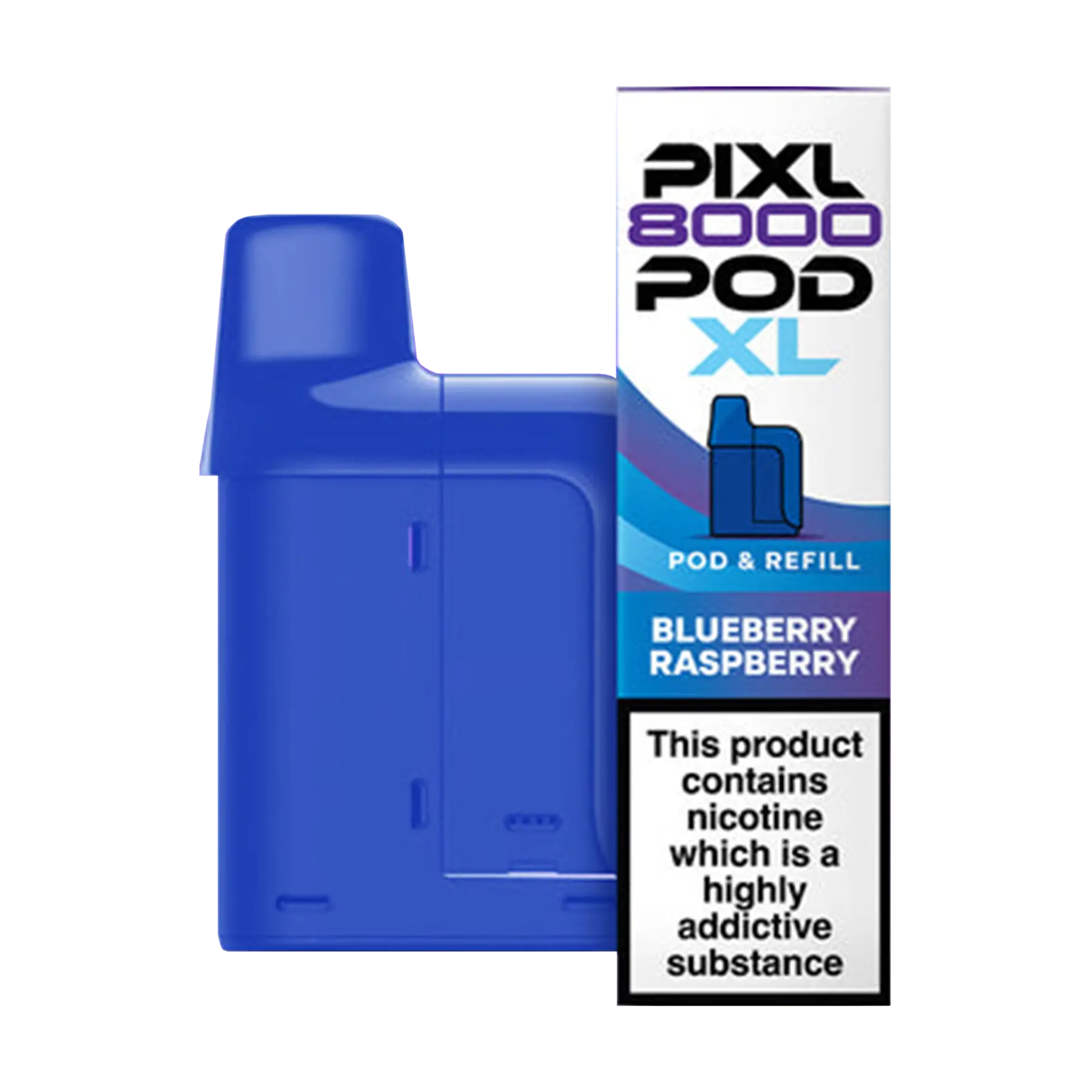 Pixl 8000 Replacement Pods - Blueberry Raspberry