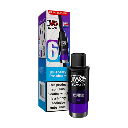 IVG Savr Replacement Pods - Blueberry Raspberry