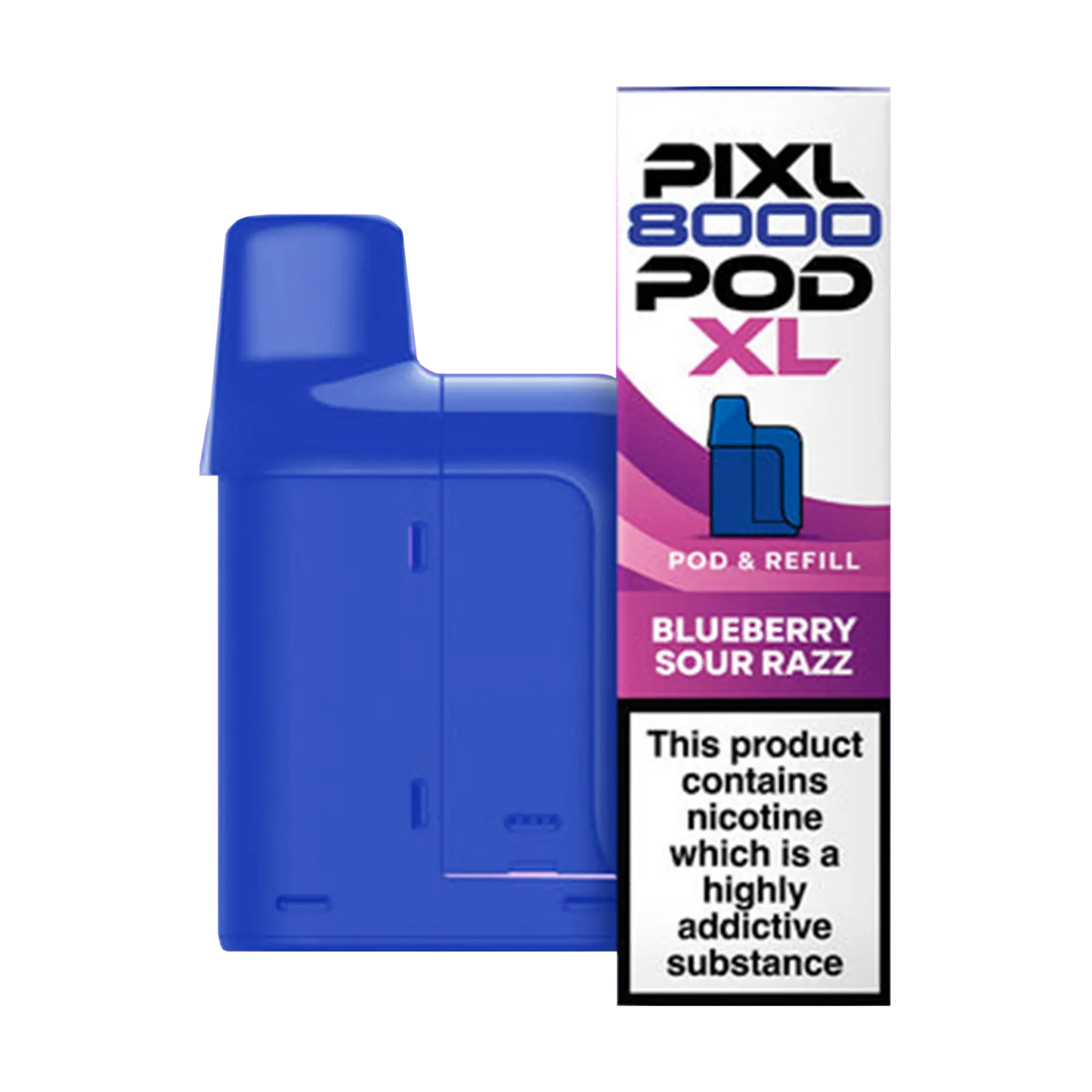 Pixl 8000 Replacement Pods - Blueberry Sour Razz