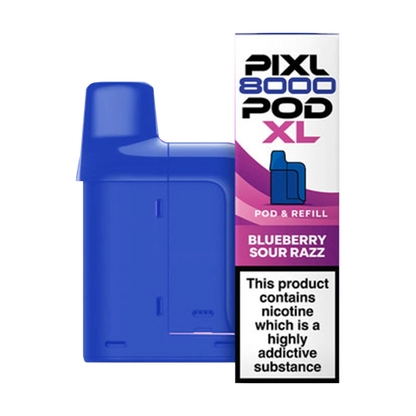 Pixl 8000 Replacement Pods - Blueberry Sour Razz