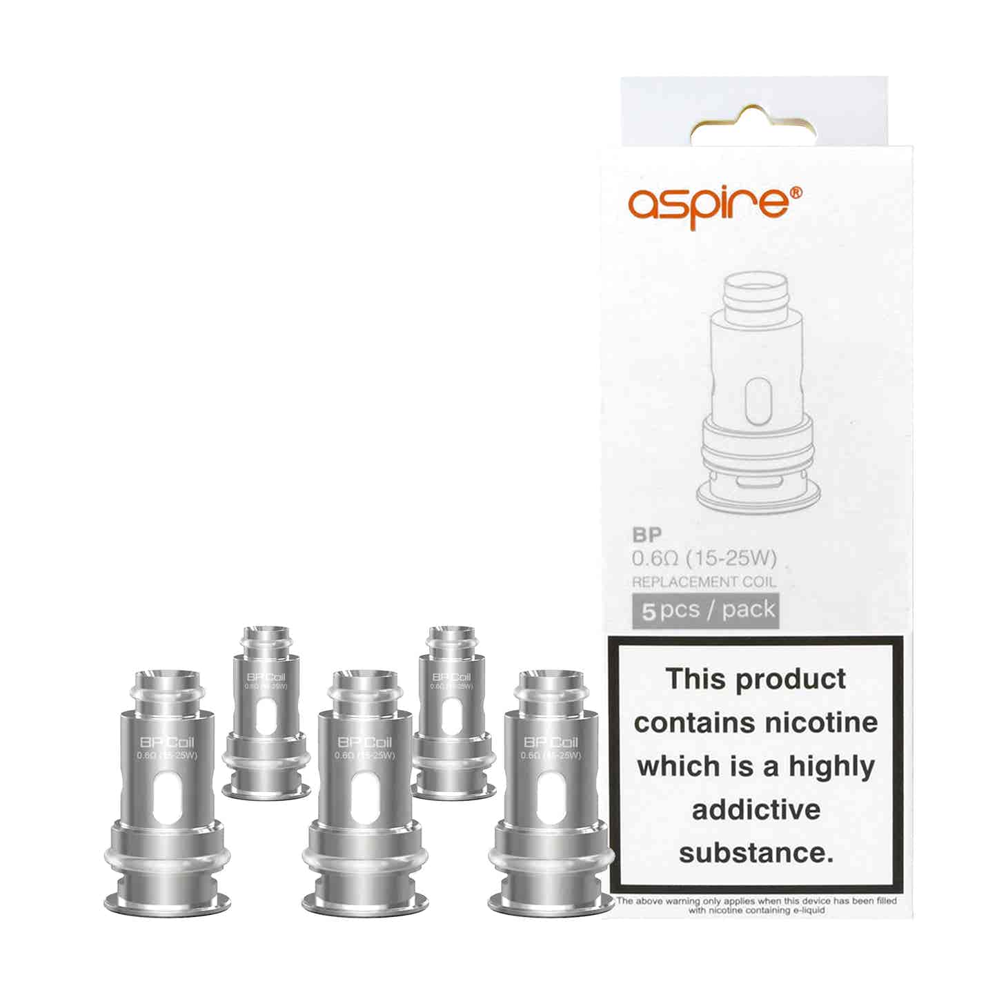 Aspire BP Replacement Coils 5 Pack