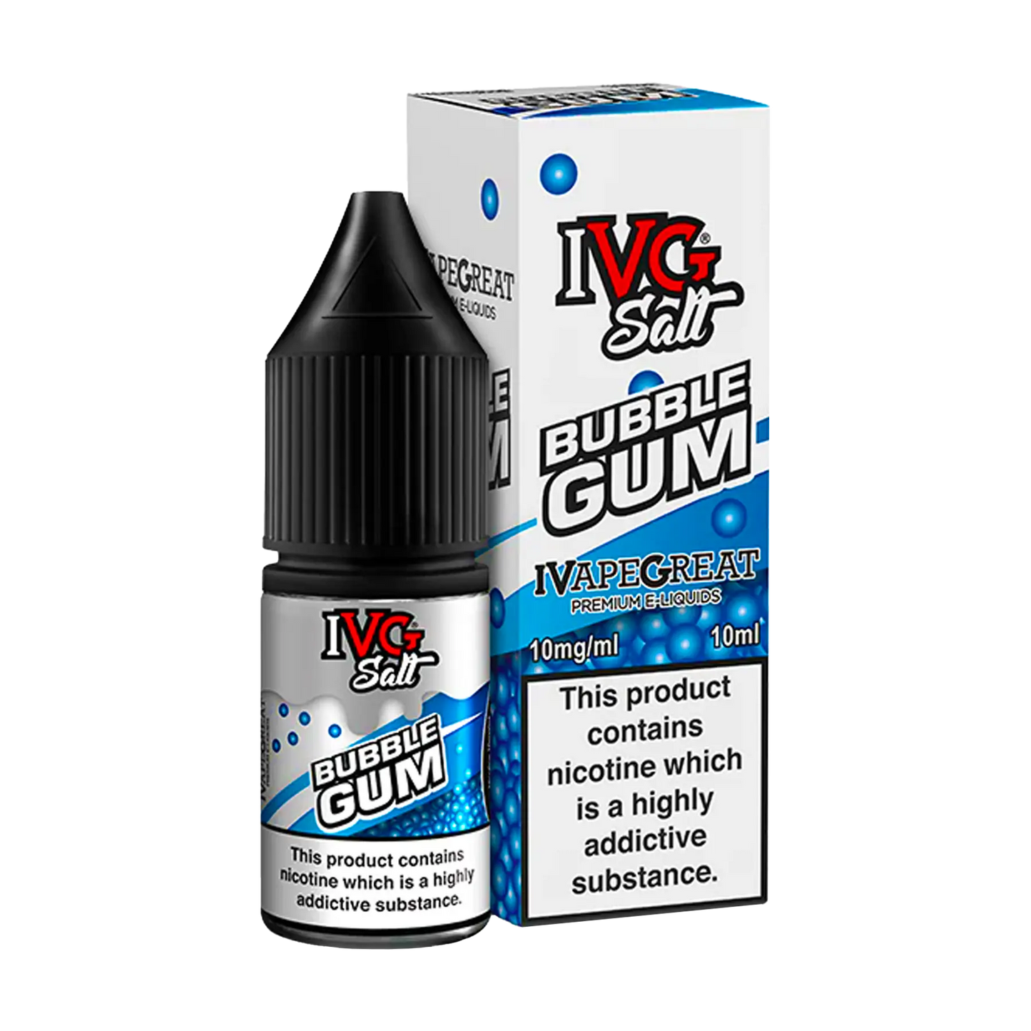 IVG 10ml E-Liquid Nicotine Salt -  Bubble Gum