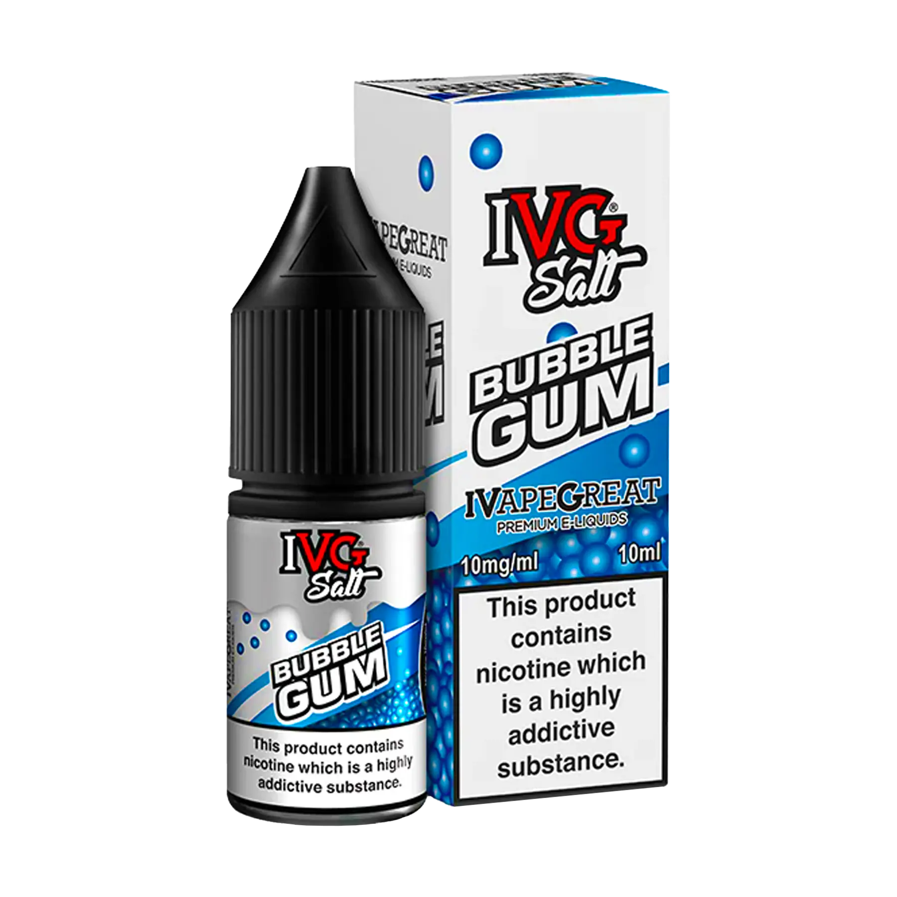 IVG 10ml E-Liquid Nicotine Salt -  Bubble Gum