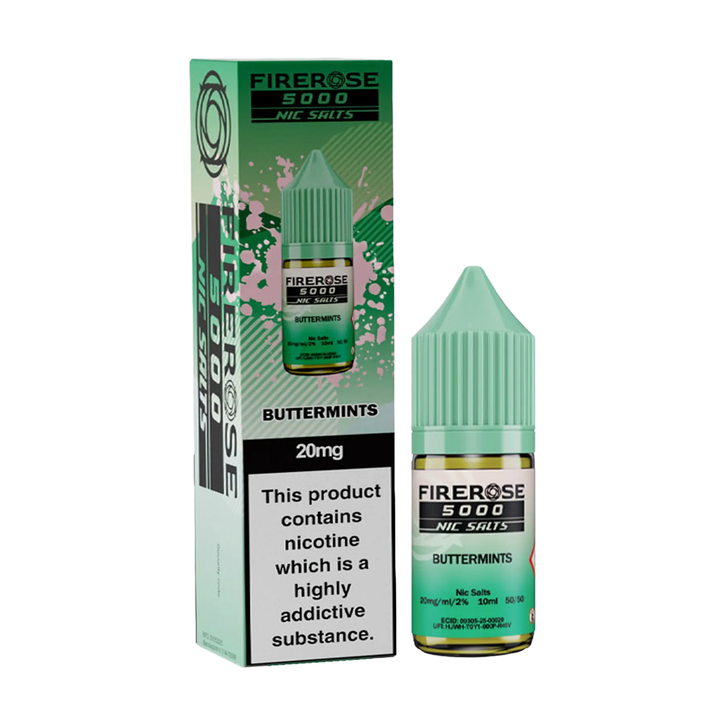Firerose 5000 10ml Nicotine Salt - Buttermints