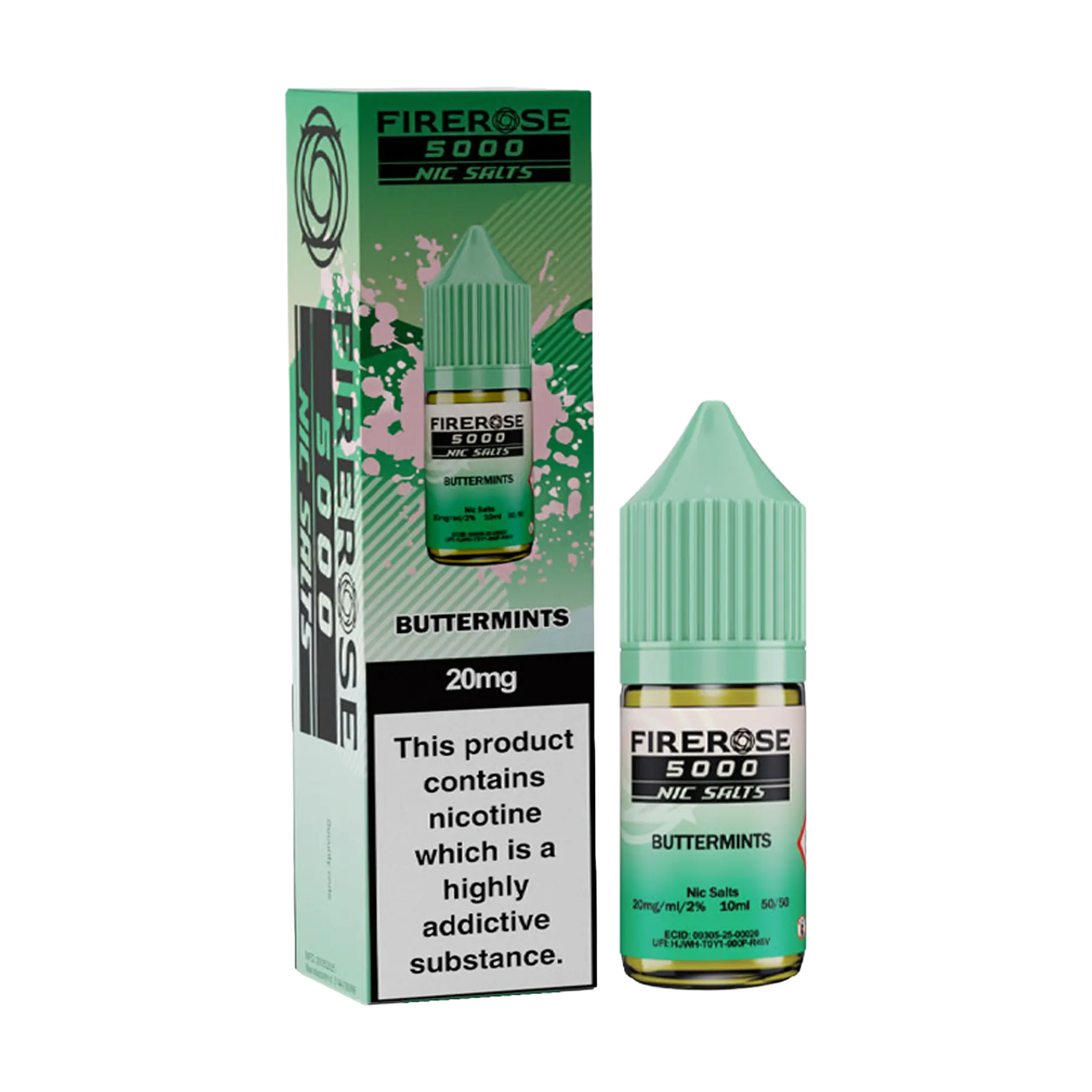 Firerose 5000 10ml Nicotine Salt - Buttermints