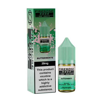 Firerose 5000 10ml Nicotine Salt - Buttermints
