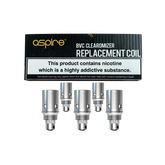 Aspire UK BVC 1.8 ohm Replacement Coils - 5 pack