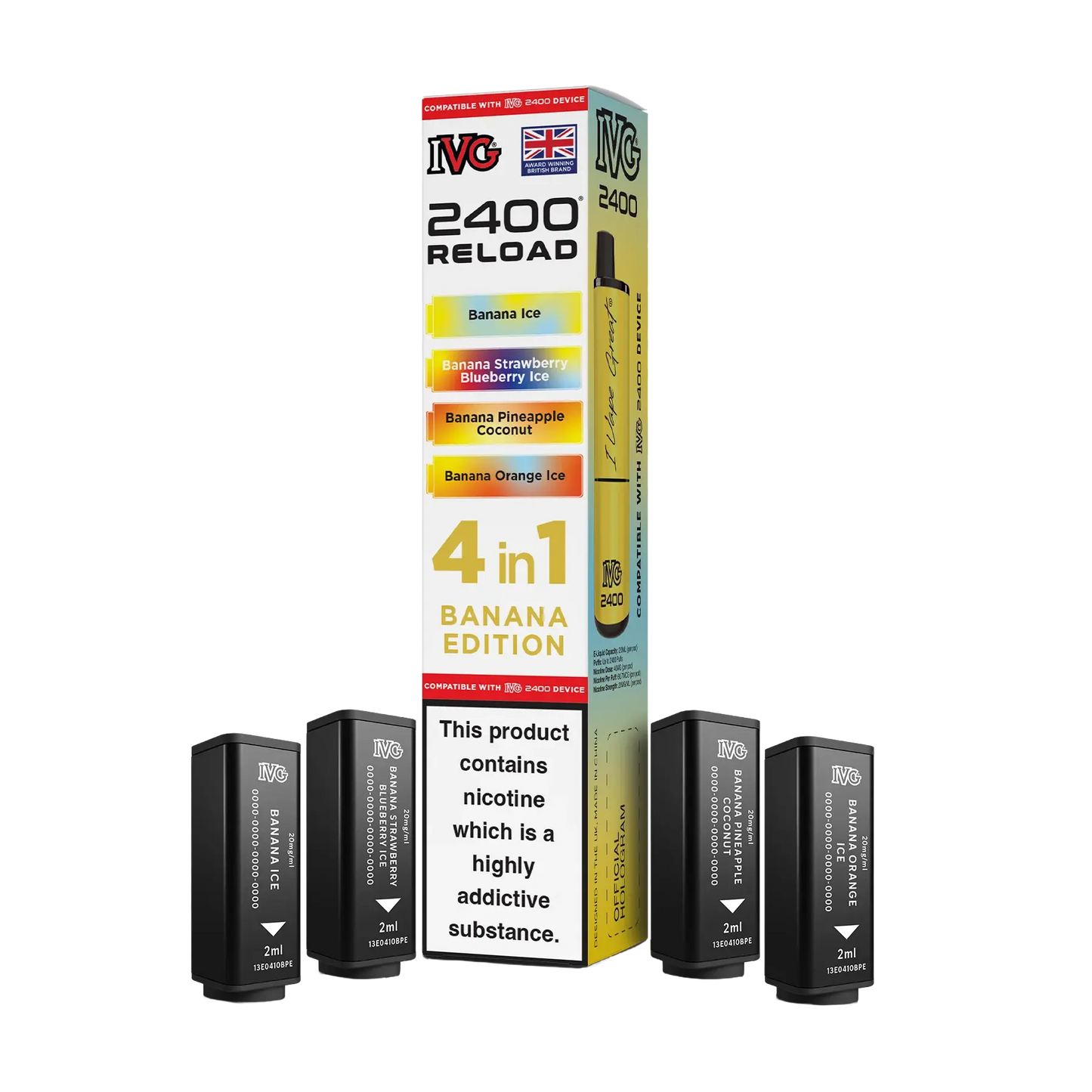 IVG 2400 Replacement Pre-Filled Pods