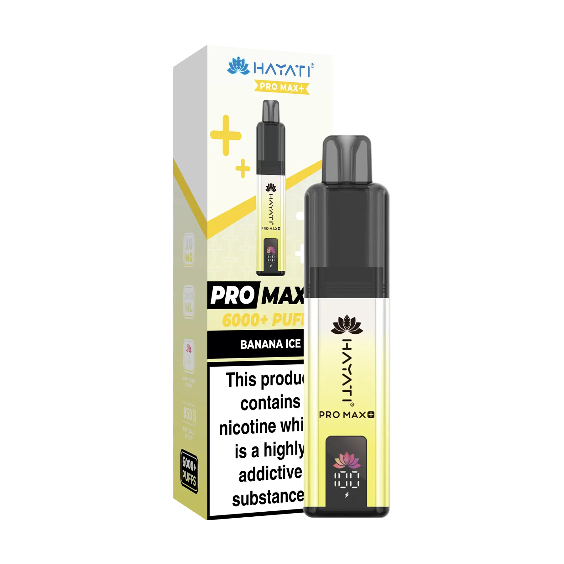 Hayati Pro Max+ 6000 Prefilled Vape Kit - Banana Ice