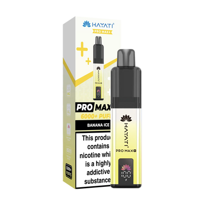 Hayati Pro Max+ 6000 Prefilled Vape Kit - Banana Ice