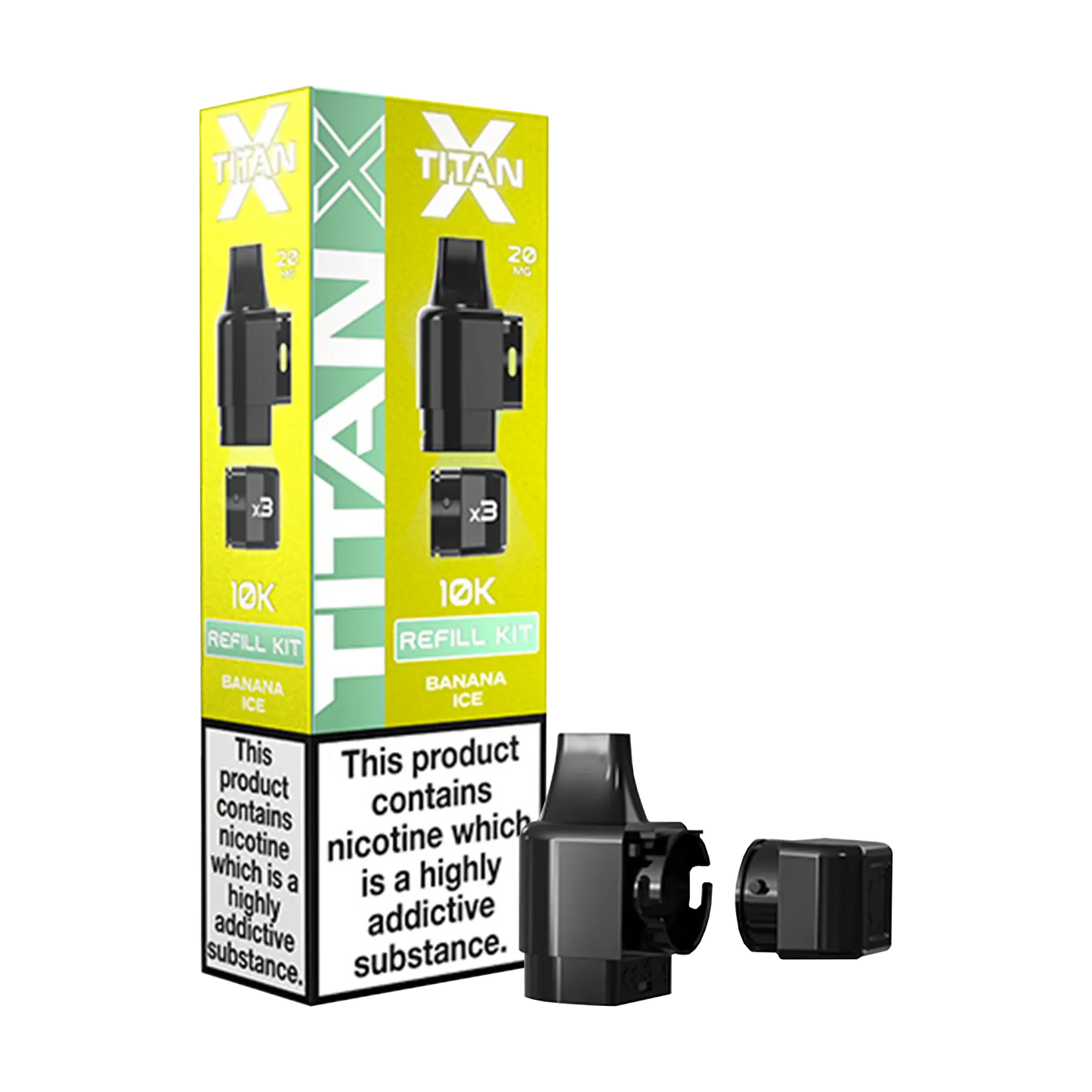 Titan X Replacement Pods - Banana Ice