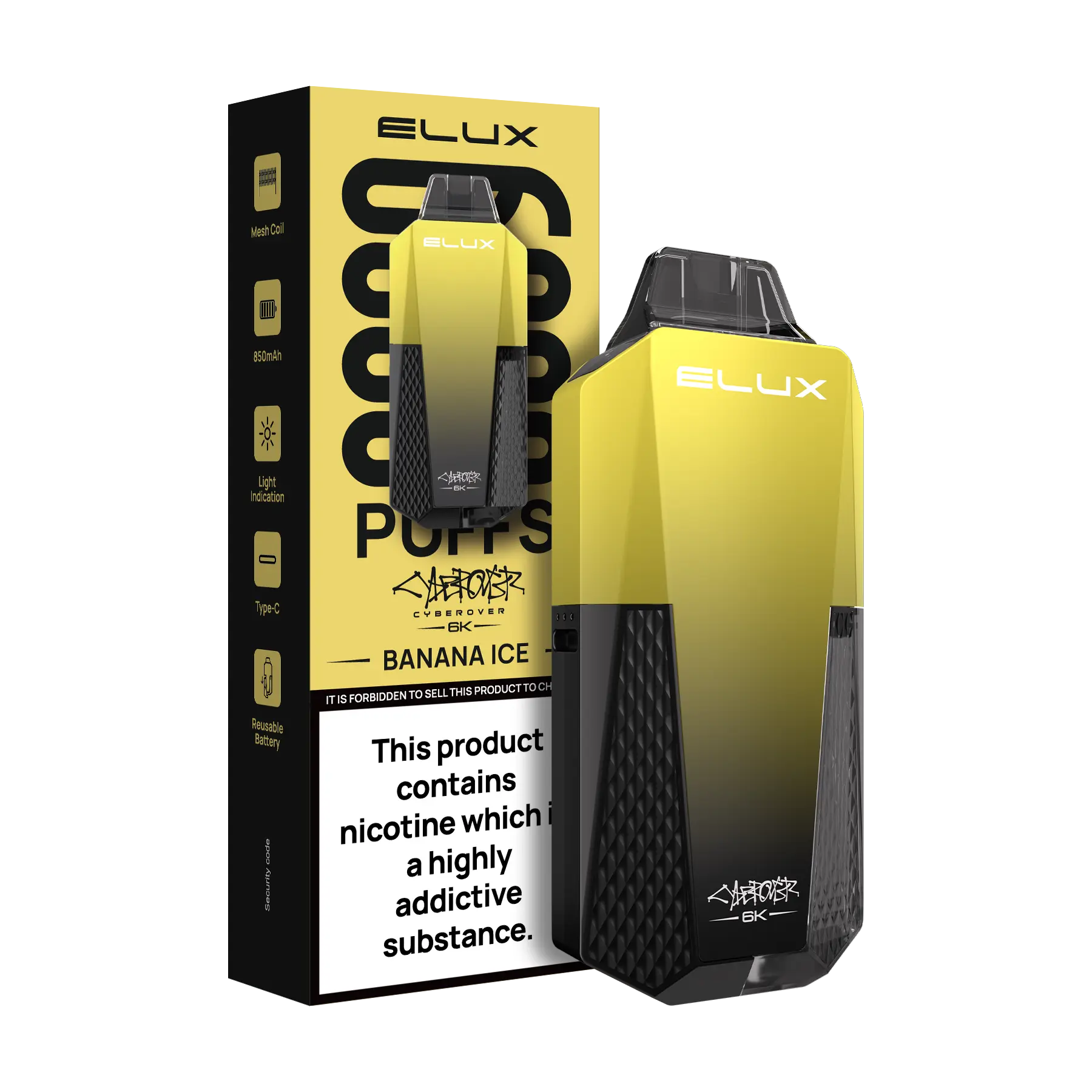 Elux Cyberover 6K Prefilled Vape Kit