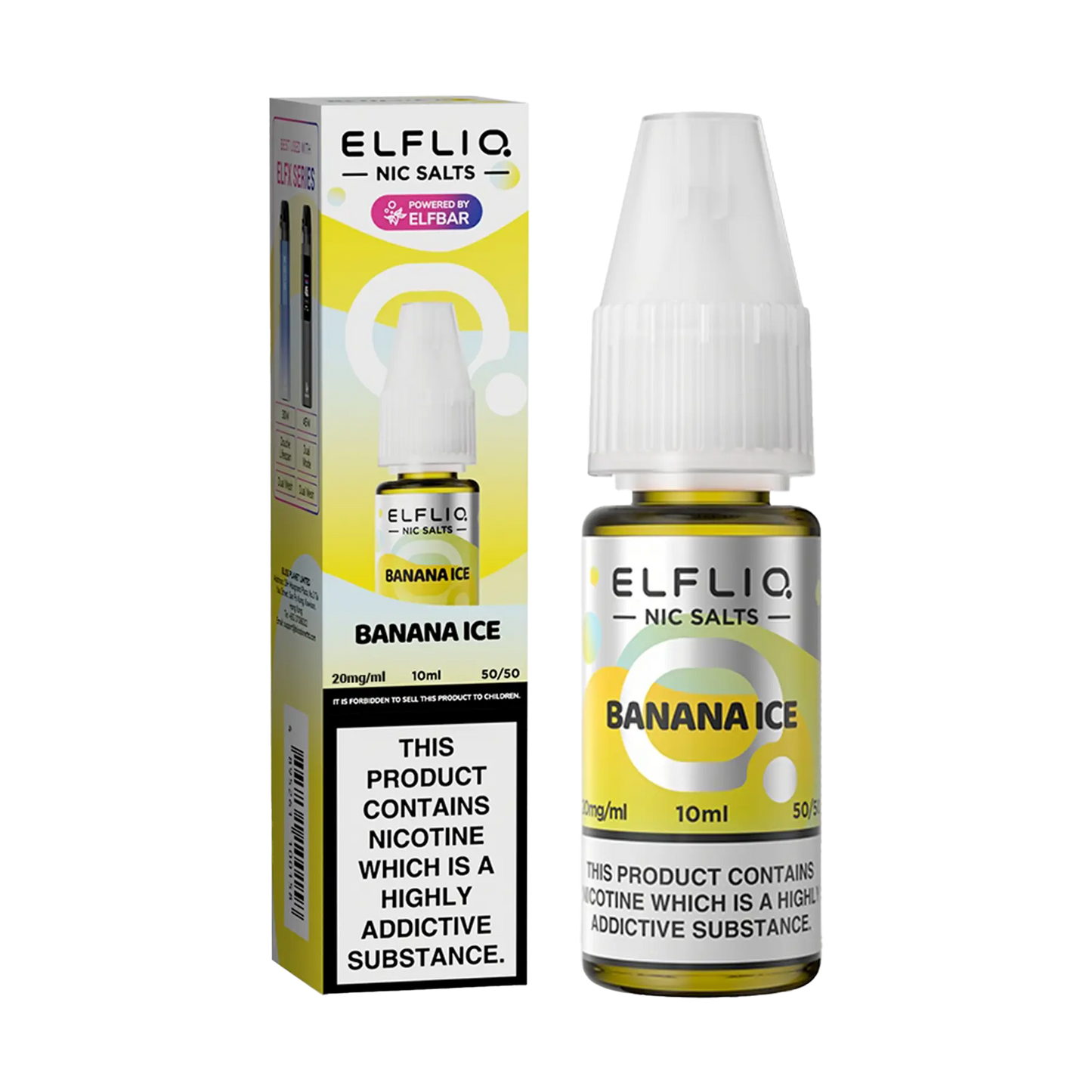 Elfliq 10ml Nicotine Salt - Banana Ice