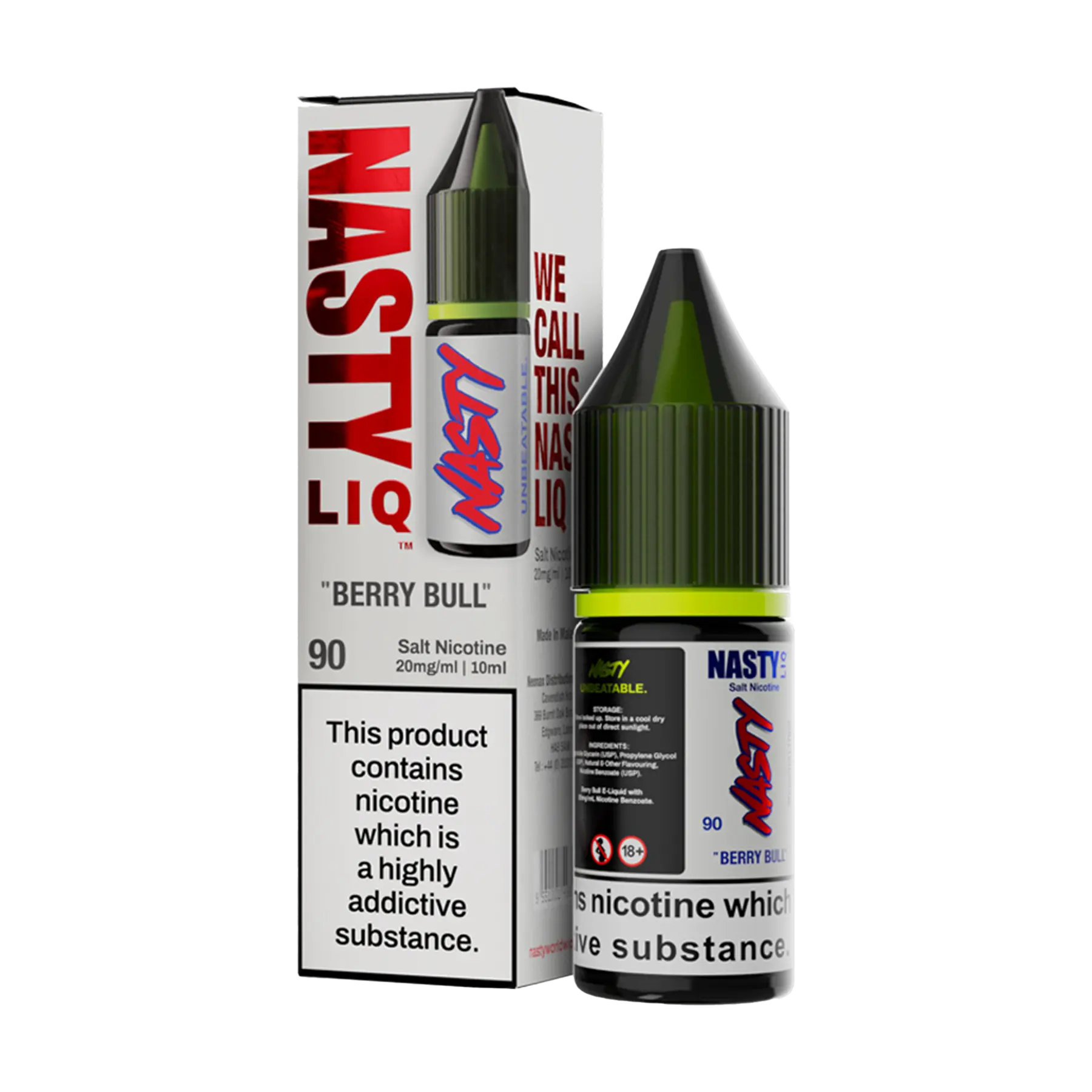 Nasty Liq Nicotine Salt - Berry Bull
