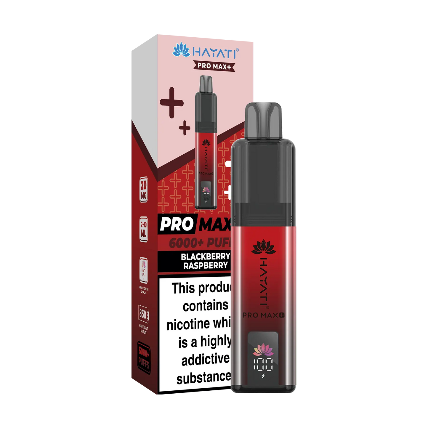 Hayati Pro Max+ 6000 Prefilled Vape Kit - Blackberry Raspberry