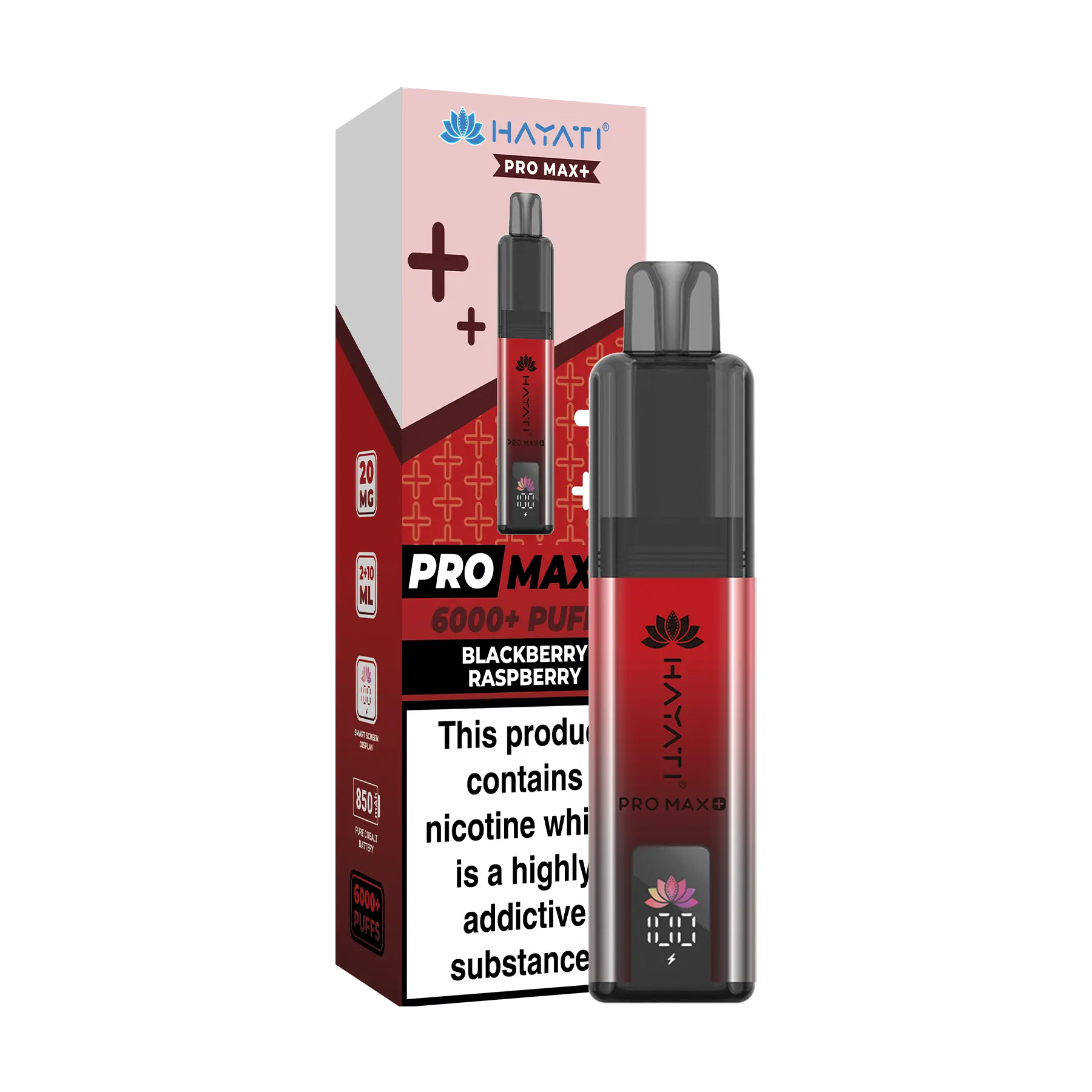 Hayati Pro Max+ 6000 Prefilled Vape Kit - Blackberry Raspberry