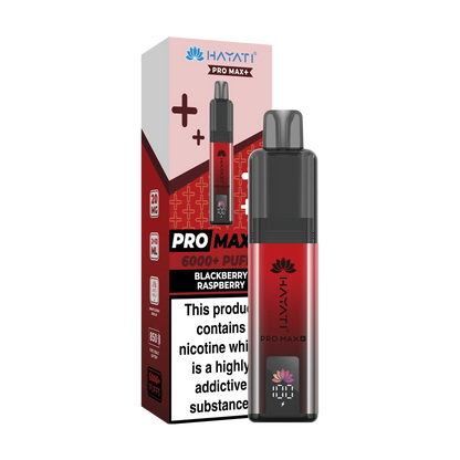 Hayati Pro Max+ 6000 Prefilled Vape Kit - Blackberry Raspberry