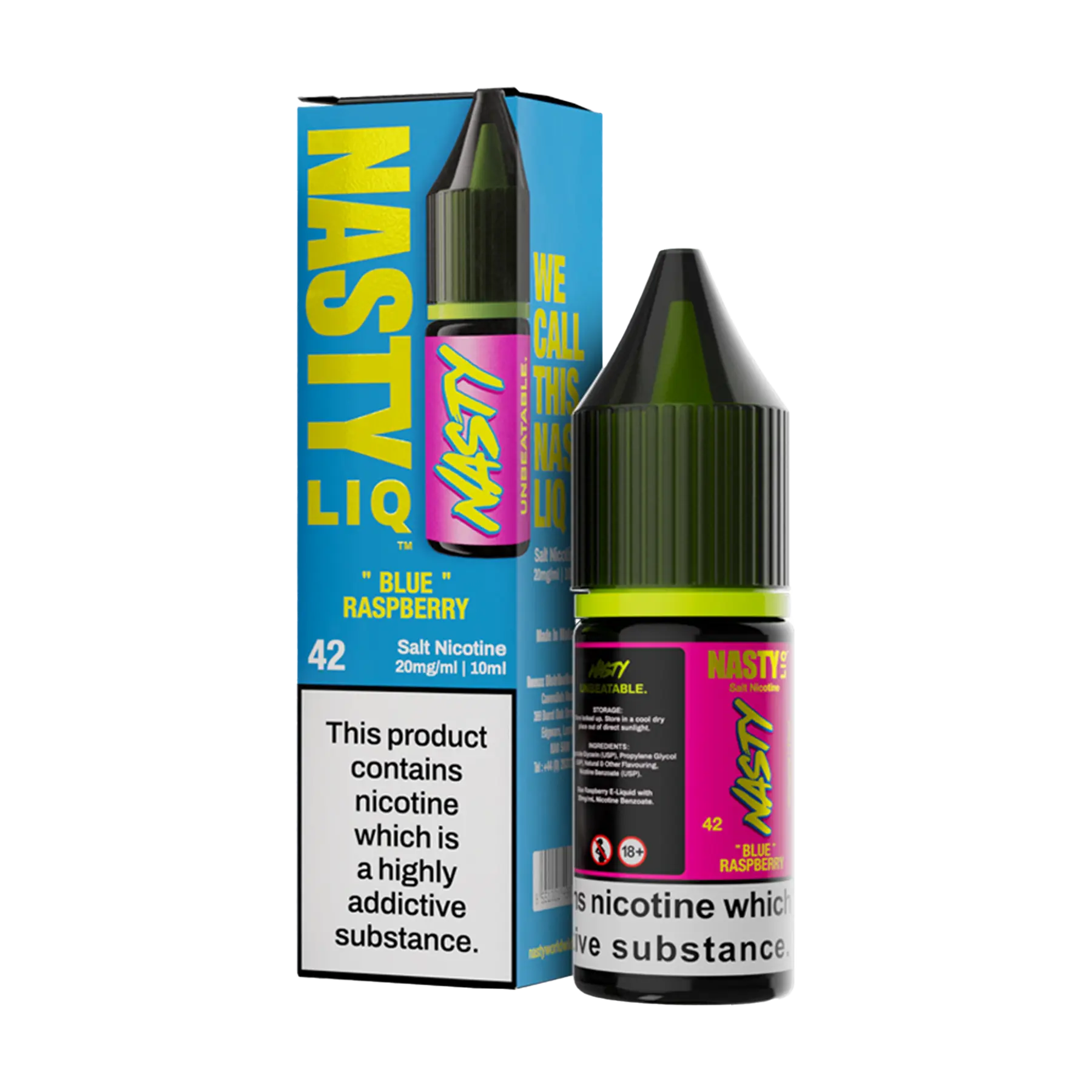 Nasty Liq Nicotine Salt - Blue Raspberry