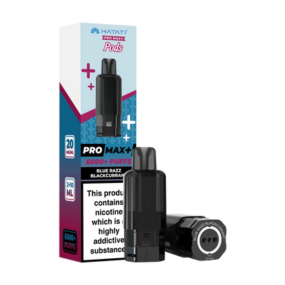 Hayati Pro Max+ 6000 Replacement Pods - Blue Razz Blackcurrant