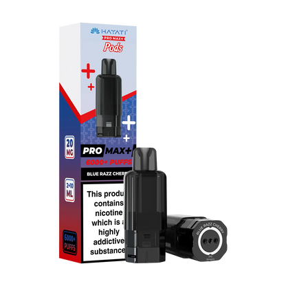 Hayati Pro Max+ 6000 Replacement Pods - Blue Razz Cherry