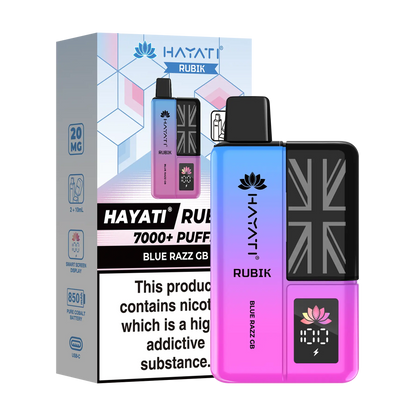 Hayati Rubik Prefilled Vape Kit - Blue Razz GB