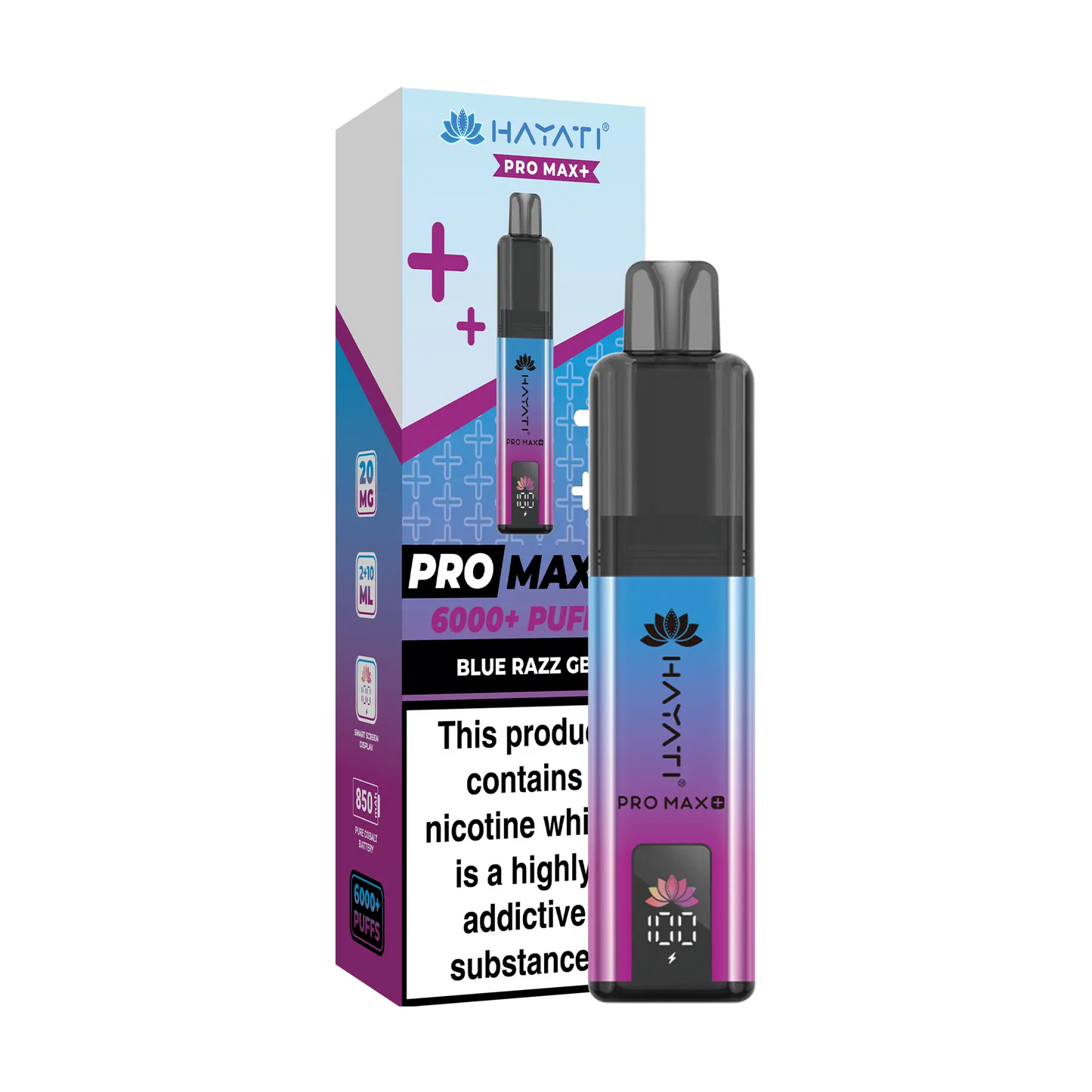 Hayati Pro Max+ 6000 Prefilled Vape Kit - Blue Razz GB